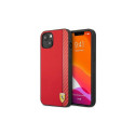 Ferrari Ferrari FESAXHCP13SRE iPhone 13 mini 5.4" red/red hardcase On Track Carbon Stripe