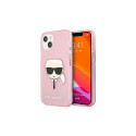 Karl Lagerfeld Karl Lagerfeld KLHCP13SKHTUGLP iPhone 13 mini 5,4" rowy/pink hardcase Glitter Karl's 