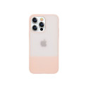 Kingxbar Kingxbar Plain Series case cover for iPhone 13 Pro silicone cover pink
