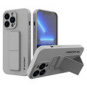 Wozinsky Wozinsky Kickstand Case silicone case with stand for iPhone 13 mini gray