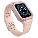 Hurtel Protect Strap Band for Apple Watch 38/40/41mm Armored Case Strap - Pink