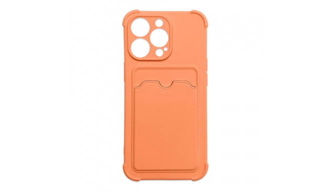 Hurtel Card Armor Case Pouch Cover for iPhone 13 Pro Max Card Wallet Silicone Air Bag Armor Cover Or