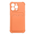 Hurtel Card Armor Case Pouch Cover for iPhone 11 Pro Max Card Wallet Silicone Air Bag Armor Cover Or