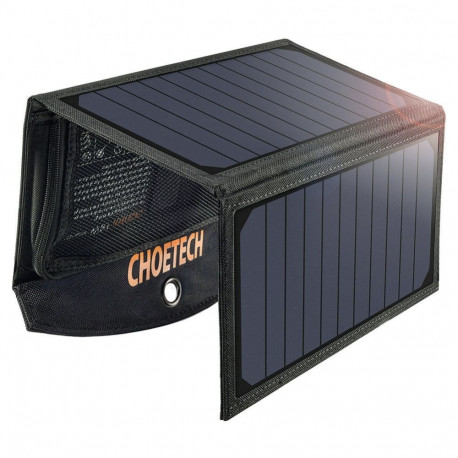 Choetech Choetech SC001 solar foldable charger 19W 2x USB-A - black
