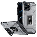 Hurtel Crystal Ring Case Kickstand Tough Rugged Cover for iPhone 13 Pro Max black