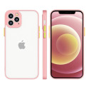 Hurtel Milky Case silicone flexible translucent case for Samsung Galaxy A72 4G pink
