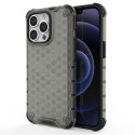 Hurtel - Honeycomb Case armor cover with TPU Bumper for iPhone 13 Pro black