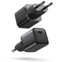 Joyroom Joyroom fast wall charger USB Type C 20W Power Delivery Quick Charge 3.0 AFC black (L-P202)