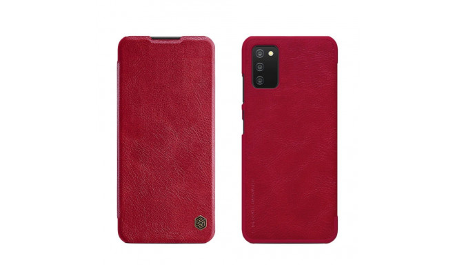 Nillkin Nillkin Qin leather holster case for Samsung Galaxy A03s red