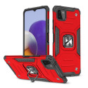 Wozinsky Wozinsky Ring Armor Case Kickstand Tough Rugged Cover for Samsung Galaxy A22 4G red