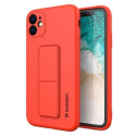 Wozinsky Wozinsky Kickstand Case Silicone Stand Cover for Samsung Galaxy A22 4G Red