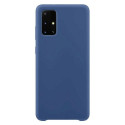 Hurtel Silicone Case Soft Flexible Rubber Cover for Samsung Galaxy S21 Ultra 5G dark blue