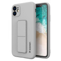 Wozinsky Wozinsky Kickstand Case silicone case with stand for iPhone 12 Pro Max gray