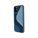 Hurtel S-Case Flexible Cover TPU Case for Huawei P40 Lite E blue Hurtel S-Case Flexible Cover TPU Case for Huawei P40 Lite E blue