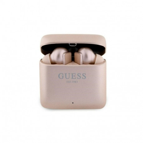 Guess Printed Logo Bluetooth TWS Pink