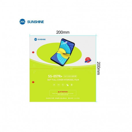 - SUNSHINE SS-057R+ 360 Hydrogel Films for Smartphones Pack 25 pcs