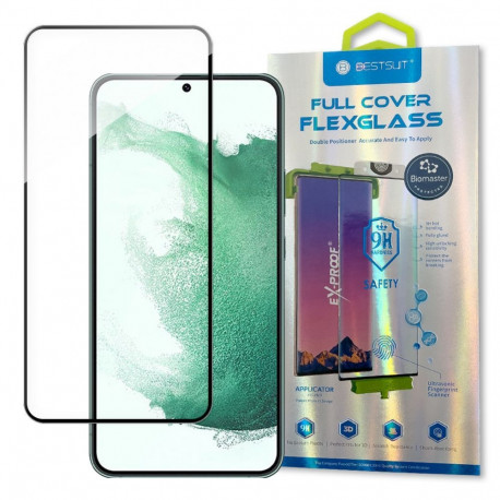 Bestsuit - Bestsuit 3D Edge Nano Flexi Glass Glass Film Full Screen Tempered Glass With Frame For Sa