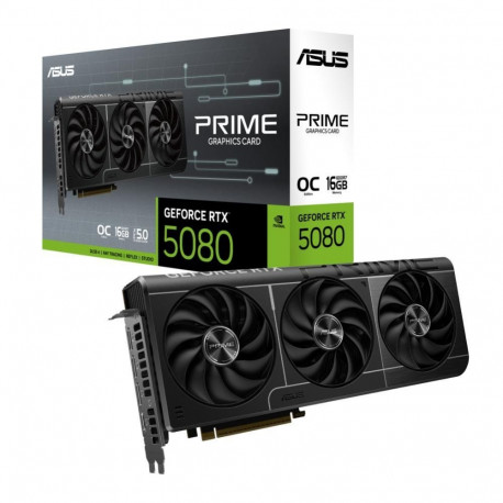 Asus Graphics Card||NVIDIA GeForce RTX 5080|16 GB|GDDR7|256 bit|PCIE 5.0 16x|1xHDMI|3xDisplayPort|PR