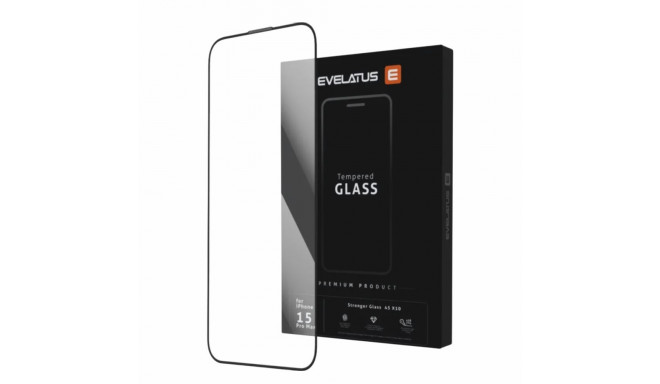 Evelatus Samsung Galaxy S25 Corning Gorilla Glass Anti-Static 3D Full Cover 10X Stronger