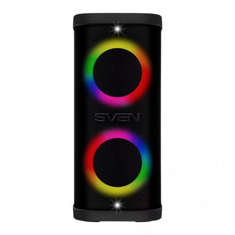 Sven Portable speaker SVEN PS-950, black, power output 2x80W (RMS), TWS, Bluetooth, IPx4, FM, USB, m