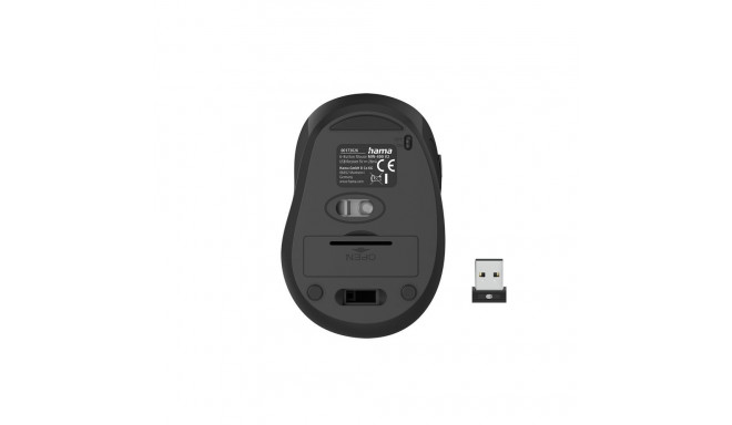 Hama MW-400 V2 Wireless Mouse for Laptop - Black