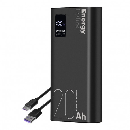 - OBAL:ME EnergyPulse Powerbank 20000mAh 22.5W Black