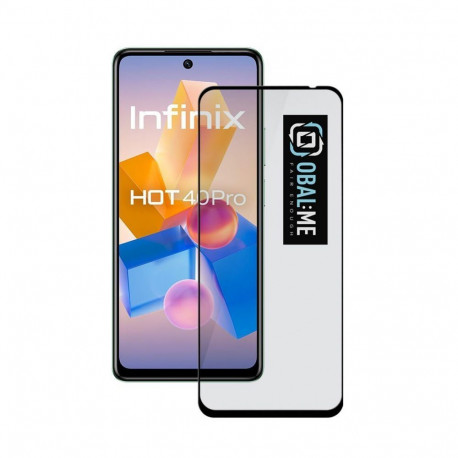 - OBAL:ME 5D Glass Screen Protector for Infinix Hot 40 Pro Black
