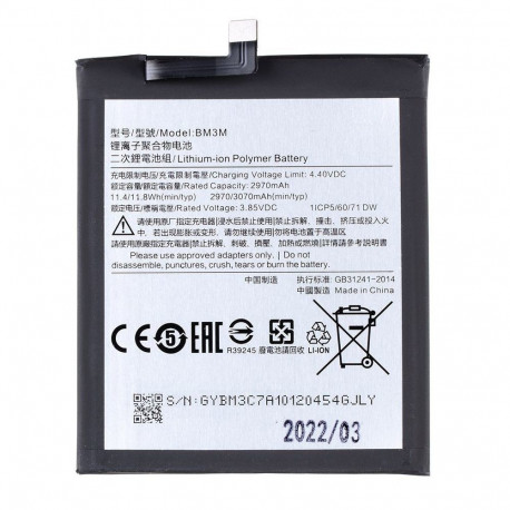 - BM3M Xiaomi Battery 3070mAh (OEM)