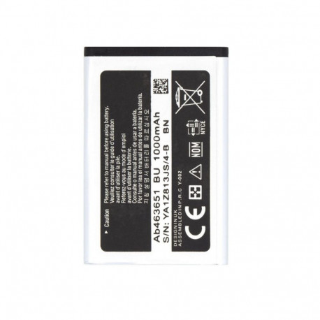 - AB463651BE Battery for Samsung Li-Ion 1000mAh (OEM)