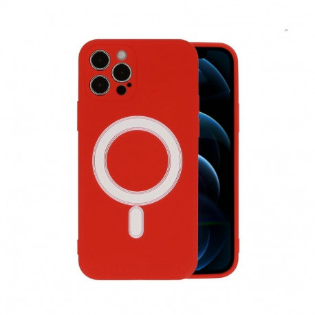 iLike Apple iPhone 12 Pro silicone case magcase Red
