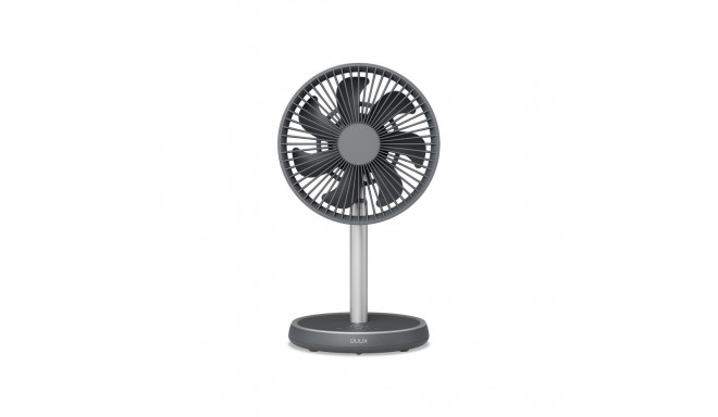 Duux Fan | Rize Flex | Stand Fan | Grey | Diameter 21 cm | Number of speeds 4 | Oscillation | 10 W |