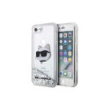 Karl Lagerfeld Karl Lagerfeld KLHCI8LNHCCS iPhone 7/8/ SE 2020/2022 silver/silver hardcase Glitter C Karl Lagerfeld Karl Lagerfeld KLHCI8LNHCCS iPhone 7/8/ SE 2020/2022 silver/silver hardcase Glitter C
