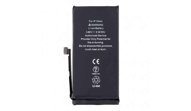 - Battery for iPhone 13 mini 2406mAh Li-Ion (Bulk)