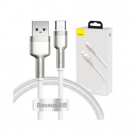 Baseus USB cable for USB-C Baseus Cafule, 66W, 1m (white)