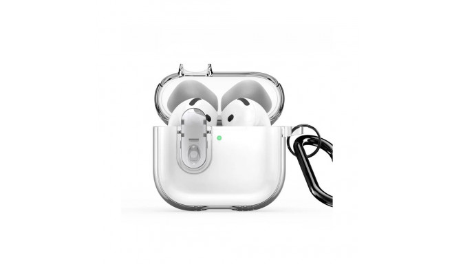 Dux Ducis Apple AirPods 4 PECL Series PC+TPU Cover with Hook Clear