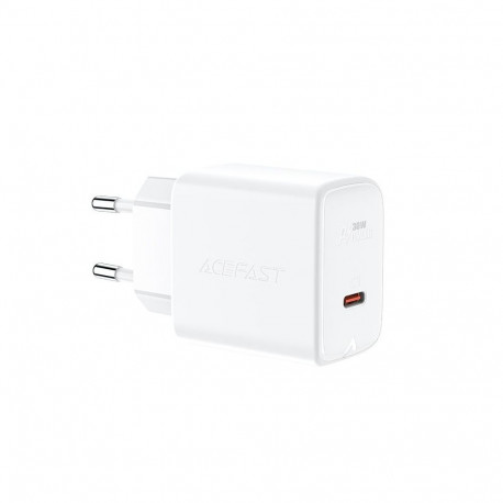 Acefast Acefast charger GaN USB Type C 30W, PD, QC 3.0, AFC, FCP white (A21 white)