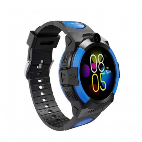 iWear LT32 Durable 4G Sim GPS Tracking IP67 Kids Watch & Phone Call with Chat Camera Black Blue