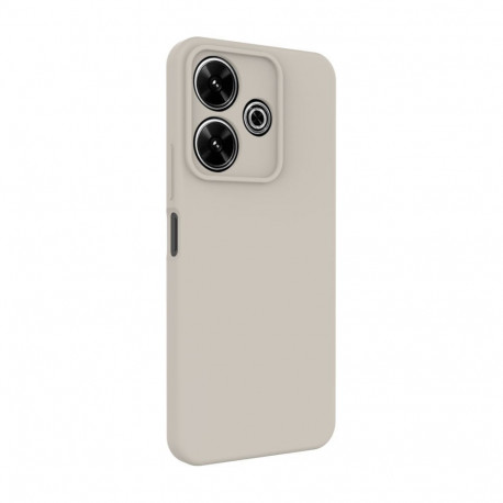 Connect Xiaomi Redmi Note 13 Pro Plus Premium Quality Soft Touch Silicone Case Silver
