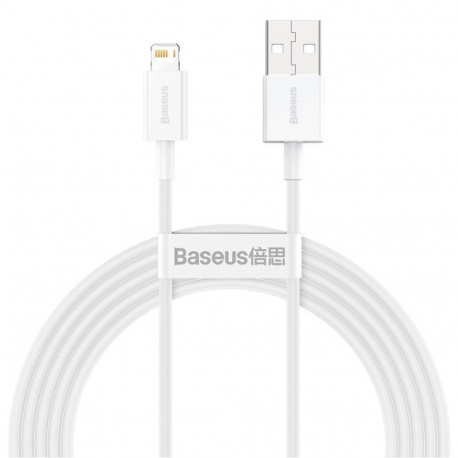 Baseus Baseus Superior USB - Lightning 2.4A 2 m cable White (CALYS-C02)