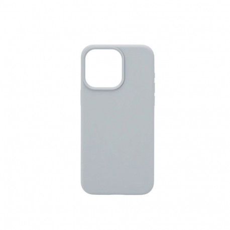 Connect Apple iPhone 15 Pro Max Premium Magsafe Soft Touch Silicone Case New Function Grey Blue