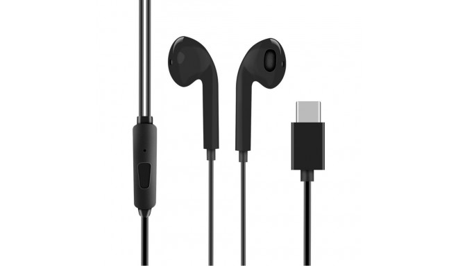 - OBAL:ME Wired Earphones USB-C Black