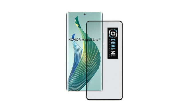 - OBAL:ME 5D Glass Screen Protector for Honor Magic5 Lite Black