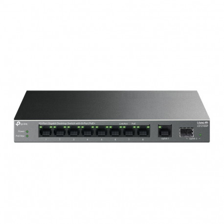 TP-Link NET SWITCH 10PORT 8POE+/LS1210GP