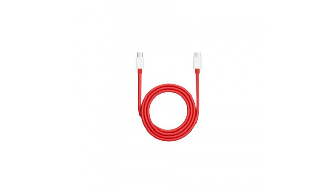 - OnePlus SUPERVOOC Charge USB-C/USB-C Data Cable 12A 1m Red