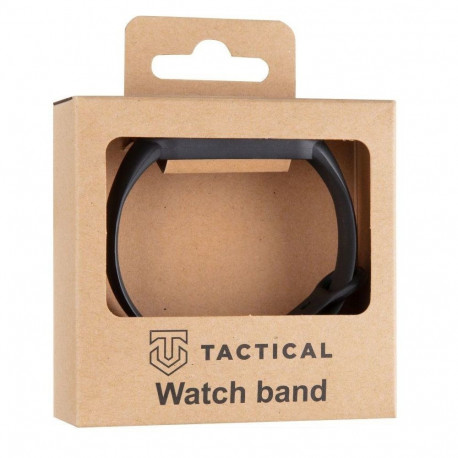 Tactical - Tactical 661 Silicone Band for Xiaomi Mi Band 5/6 Black