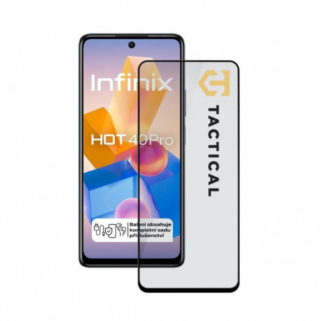 Tactical - Tactical Glass Shield 5D for Infinix Hot 40 Pro Black