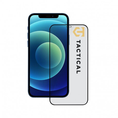 Tactical - Tactical Glass Shield 5D for Apple iPhone 12 Pro/12 Pro Black