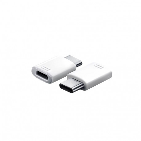 Samsung - EE-GN930 Samsung USB-C/microUSB Adapter White (Bulk)