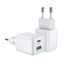 Joyroom Joyroom wall charger (EU plug) USB / USB Type C 30W Power Delivery QuickCharge 3.0 AFC FCP w