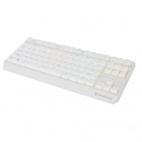 Genesis THOR 230 | Mechanical Gaming Keyboard | Wireless | US | White | 2.4 GHz, Bluetooth, USB | Ou